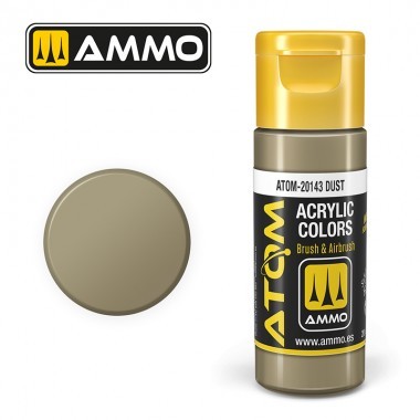 AMMO ATOM-20143 Dust Acrylic Lacquer Model Paint Weathering