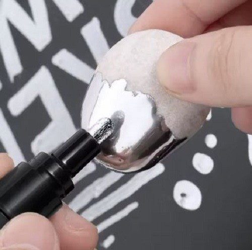 Chrome Paint Pen Hobby Model Cars Crafts Medium Tip 2mm Permanent New Bright