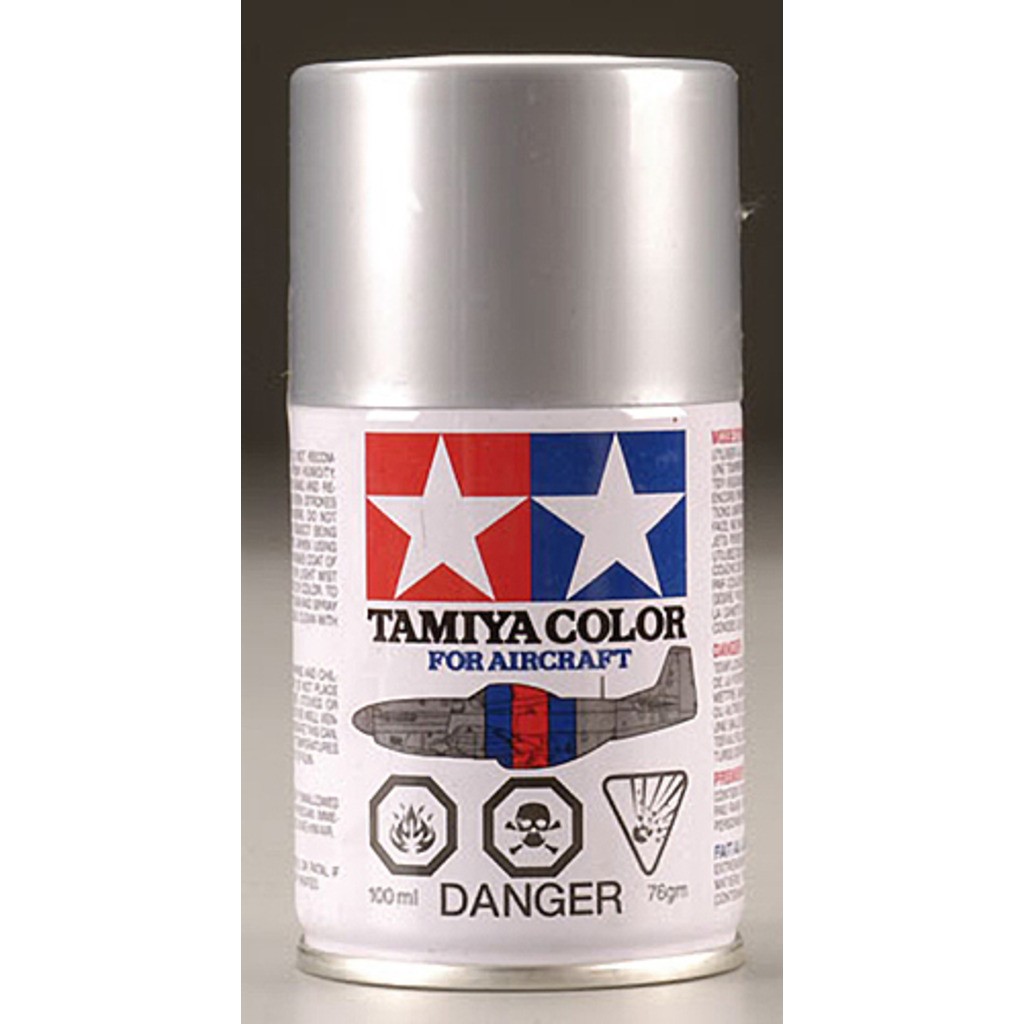 Tamiya USA TAM86512 Aircraft Spray As-12 Bare Metal Slvr Acrylic