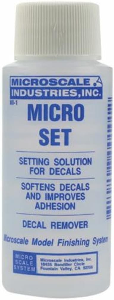 Microscale BMF129 Micro Set Decal Setting Solution 1FlOz 1, Multicoloured