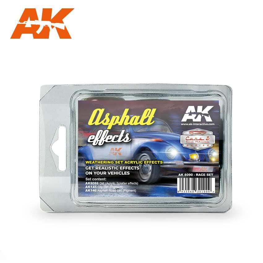 AK Interactive Asphalt Effects (Race Set)