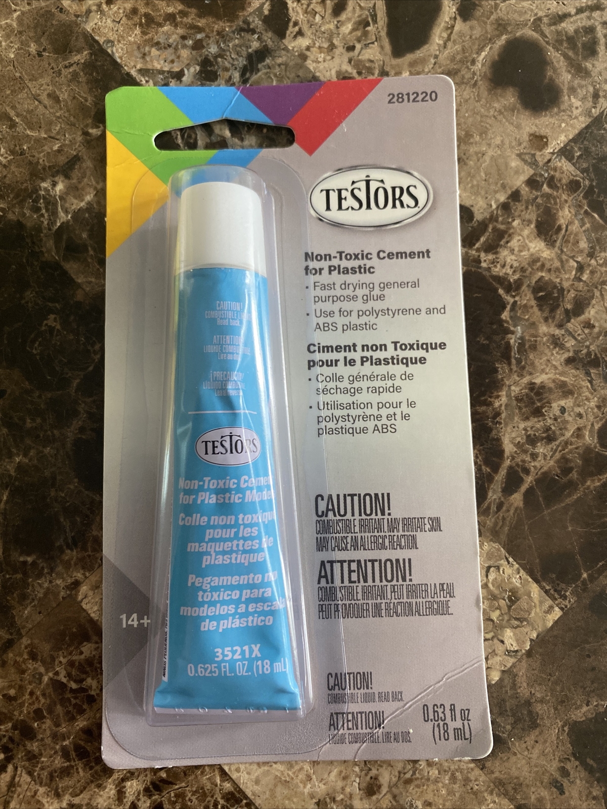TESTORS NON TOXIC CEMENT FOR PLASTIC MODEL KITS
