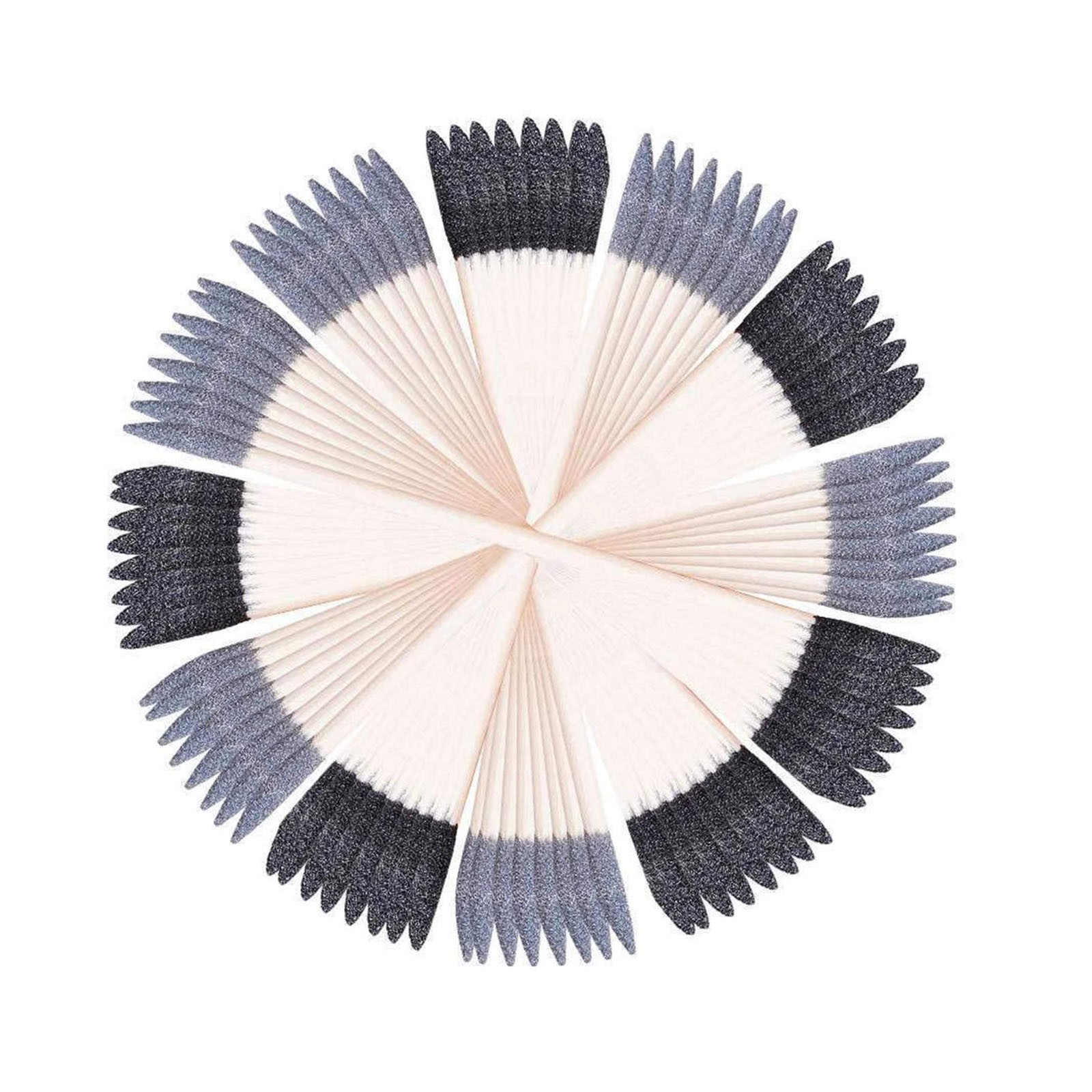 Double Ended Wood Sanding Sticks 50 Pcs 150 Grit Coarse 280 Grit Fine for Detail