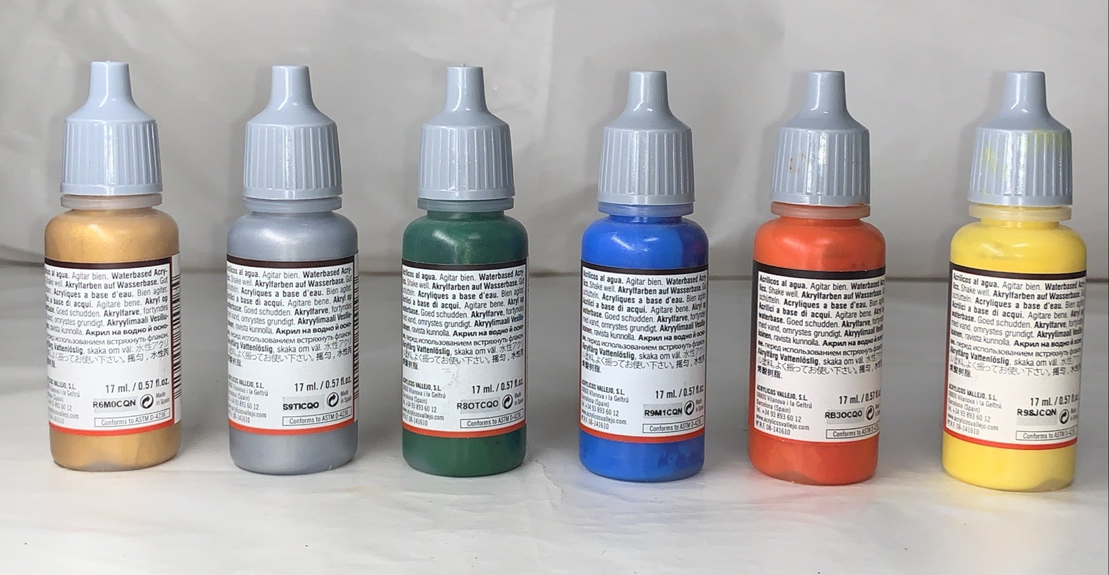 Vallejo Game Color Acrylic Paint (10 Different Colors) – Full