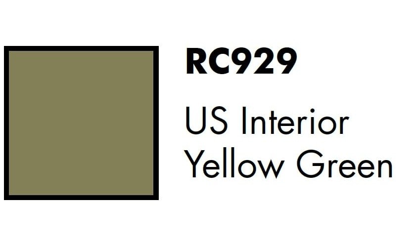 AK Interactive Real Colors US Interior Yellow Green 17 ml.