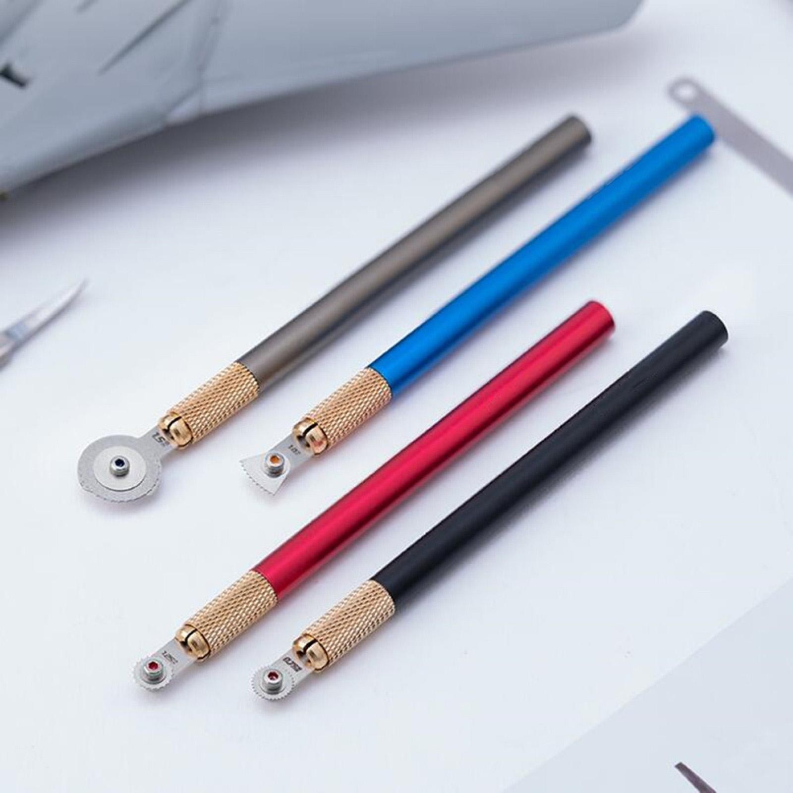 Steel Rivet Roller+Non-Slip Aluminum Handle Set Model Making Building Tool