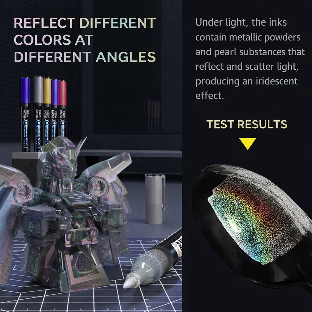 Stedi Laser Marker 4-Color Set Water-based for Plastic Model Shiny Hand Painting