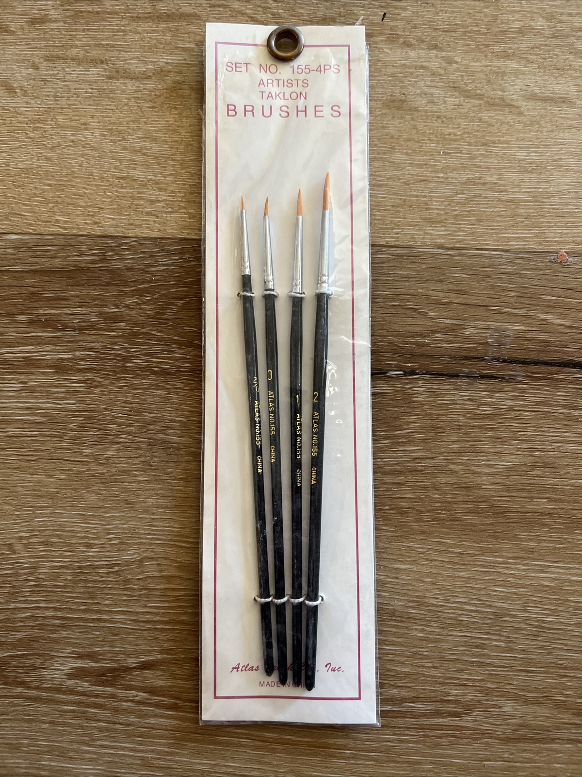 Atlas Brushes Taklon Artists Detail Brush Set (4) 155-4PS