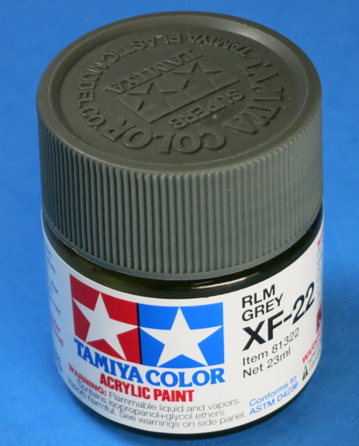 Tamiya Acrylic 23ml 81322 XF-22 RLM Gray