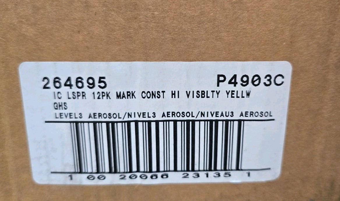 11-Pack Rust-Oleum Industrial Choice High Visibility Yellow Marking Paint, 17 oz