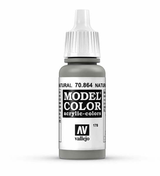 Vallejo Natural Steel Model Color 17ml Acrylic Paint 70.864