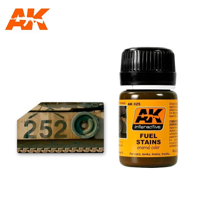 AK Interactive – Slimy Grime And Fuel Weathering Enamel Effects Set AK063