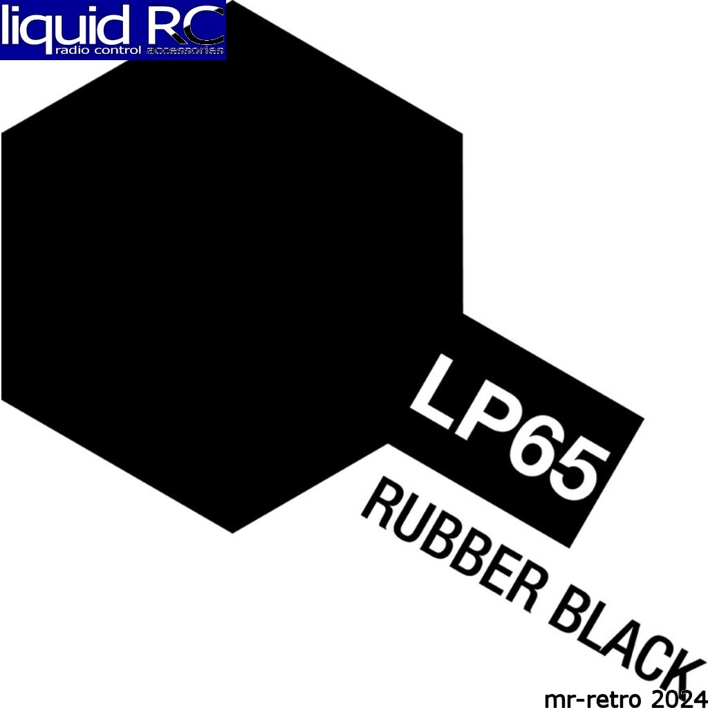 Tamiya USA TAM82165 Lacquer Paint LP-65 Rubber Black 10 ML