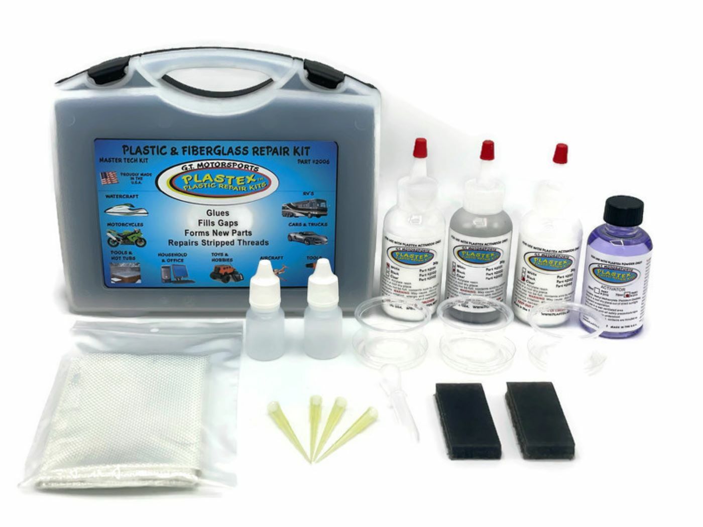 Easily Glue, Repair or Remake Broken Plastic – Plastic & Fiberglass Repair Kit