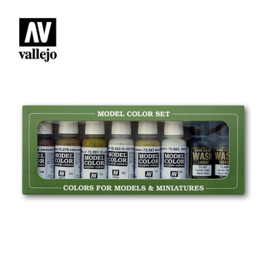 Vallejo 70137 Paint 17ml Bottle 8 Color Set – Building Colors