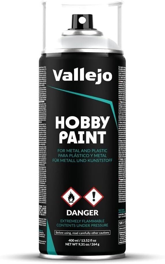Hobby Paint Spray Primer 400ml – Fast-Drying Matte Finish for Model Painting