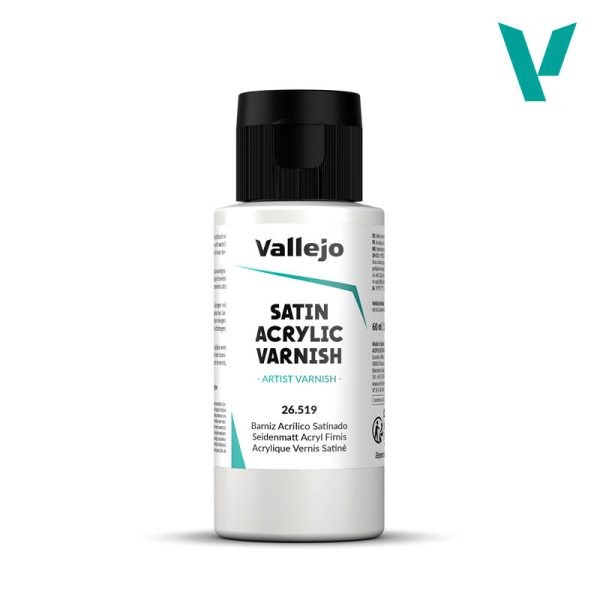 Vallejo 26.519 Satin Varnish Acrylic 60ml
