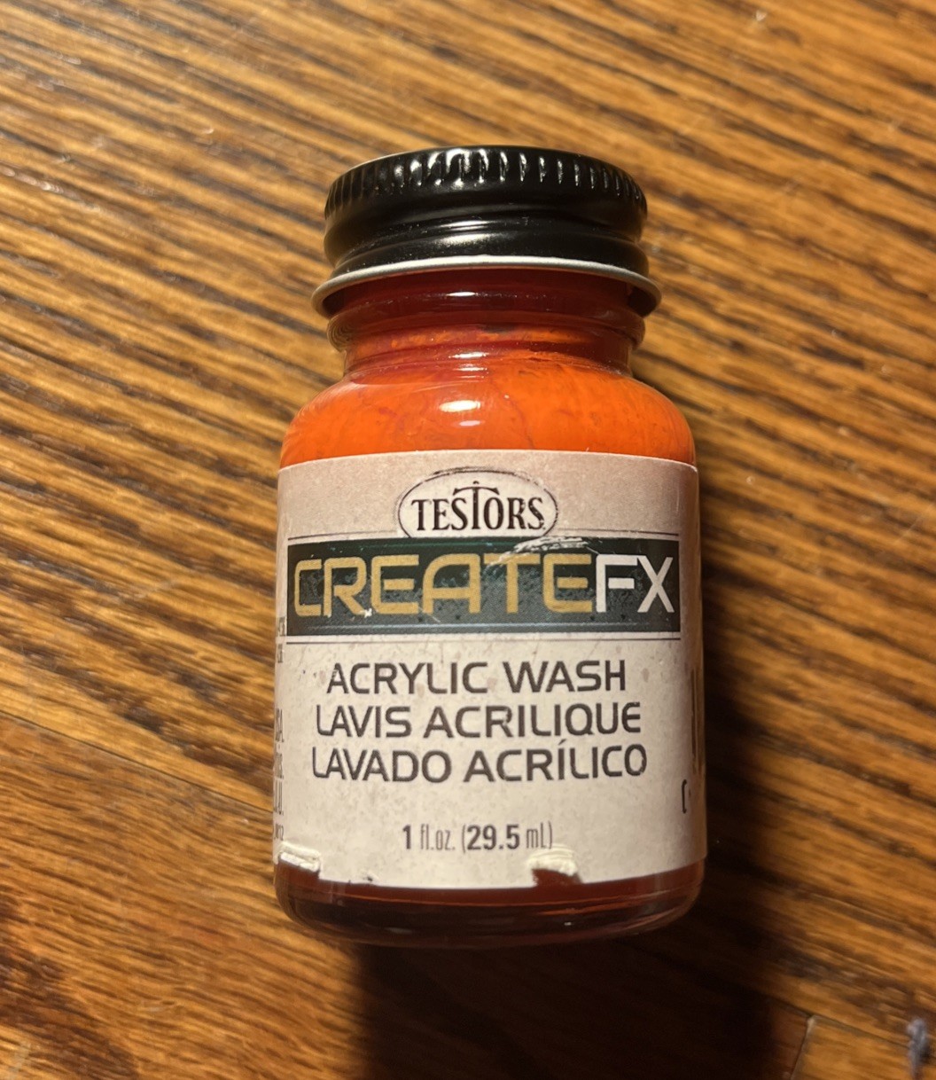 Testors Barn Red Wash – 1 oz Bottle – Hobby and Model Acrylic Wash – #79402 New