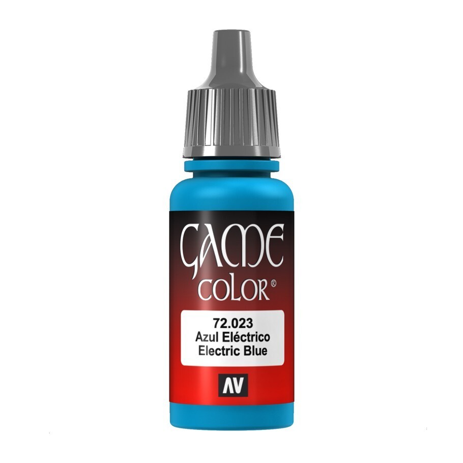 ELECTRIC BLUE Vallejo Game Color Paint 72.023 (17 ml/0.57 oz bottle)