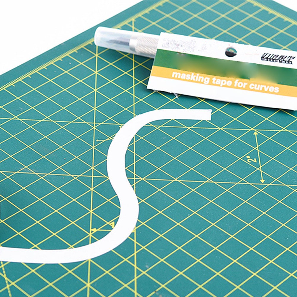 1Pc 5mm*8m Model Curved Masking Tape For Gundam Spray Coloring Painting Tool xx