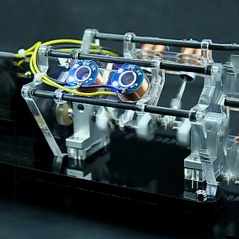 Motor Model V-Shaped Electromagnet Motor Teaching Aid Toy High Speed 5V Manual D