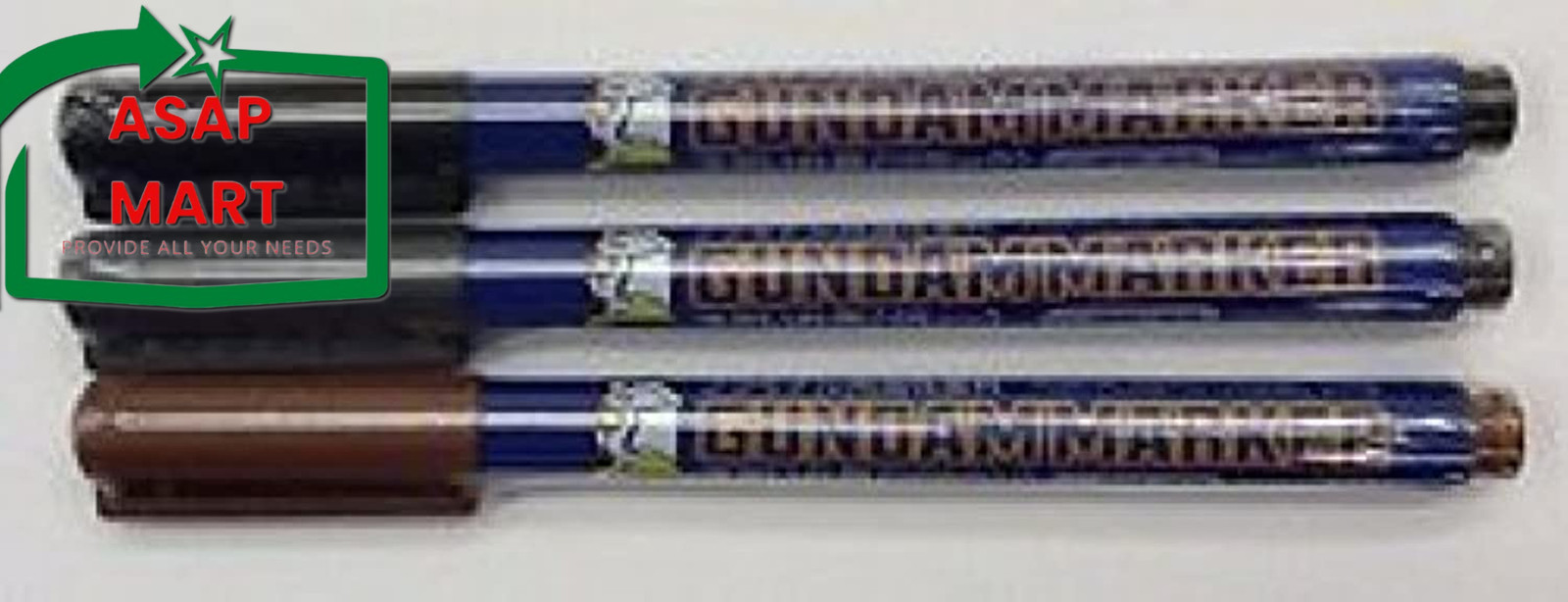 GSI Creos Gundam Marker Value Set -GM01&02&03- (Black, Gray, Brown)