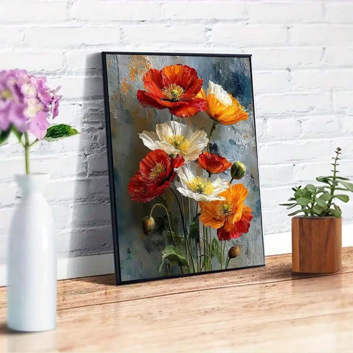 Diamond Art Painting Kits for Adults Beginners, DIY Diamond Painting Kits for Fl