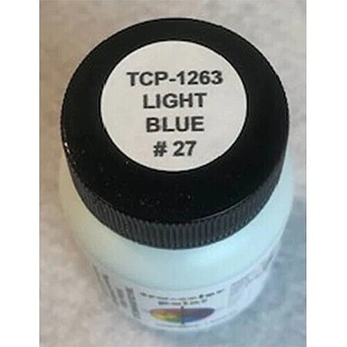 Tru-Color Light Blue #27 1oz – Hobby and Model Enamel Paint – #1263