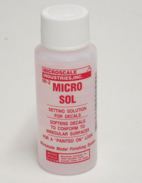 Micro Sol Setting Solution and Micro Set Setting Solution For Decals, 1 oz each