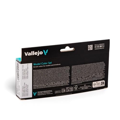Vallejo – Model Color Face & Skin Tones Set | Modeling Acrylic Paints