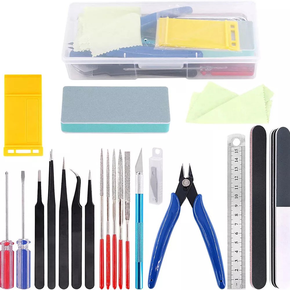 25pcs DIY Gundam Model Tools Kit Modeler Car Repair Fix Hobby Building Craft Set