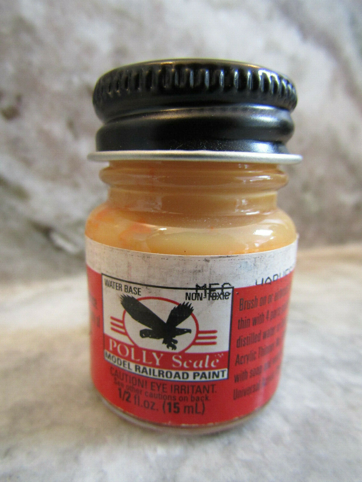FLOQUIL POLLY SCALE MODEL RAILROAD PAINT .5oz .5 OUNCE – MEC. HARVEST GOLD