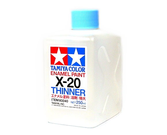 Tamiya Model Paints & Finishes Enamel Paint X-20 Thinner Net 250ml 80040