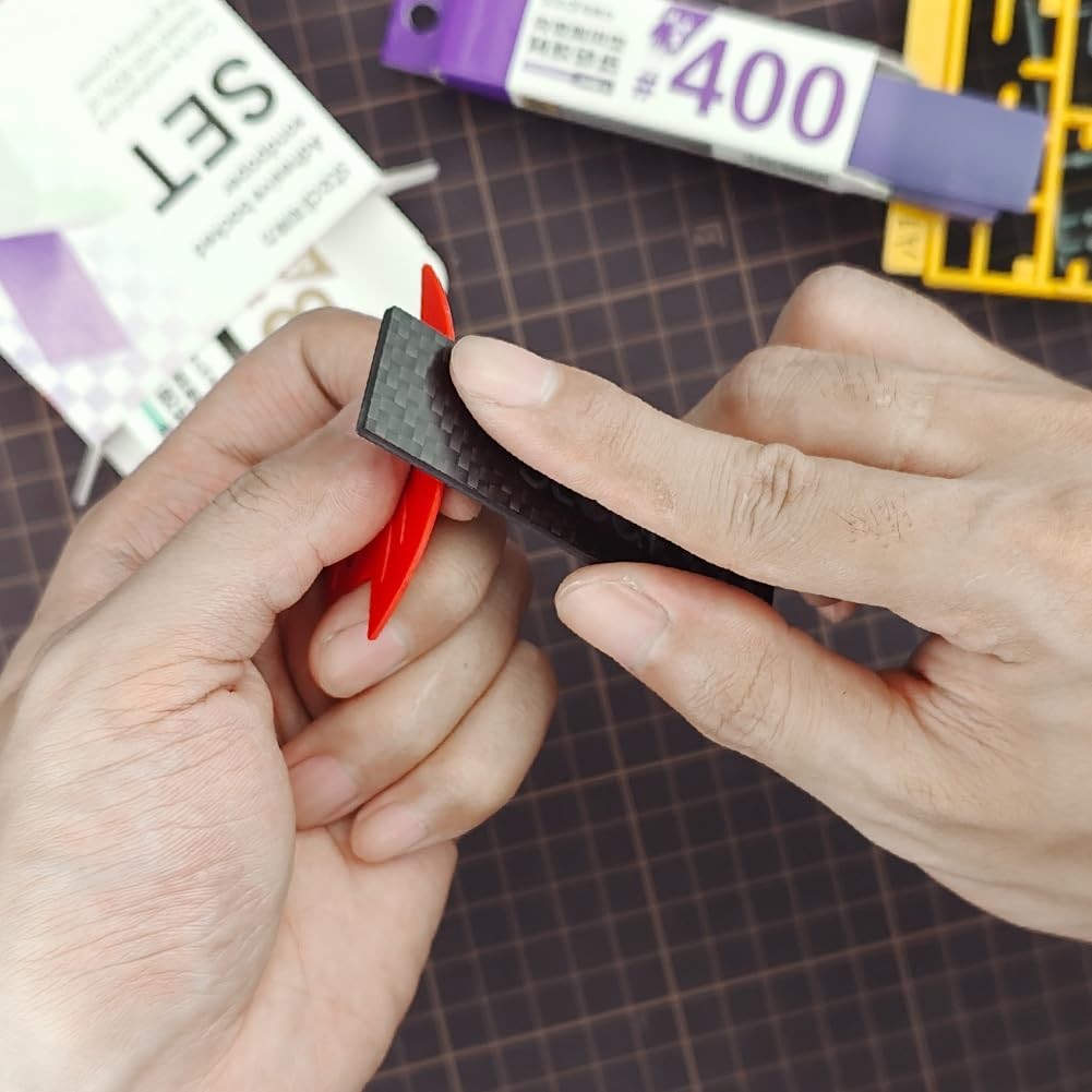 Model Sandpaper Ceramic Waterproof Reusable 400 600 800 Grit for Plastic