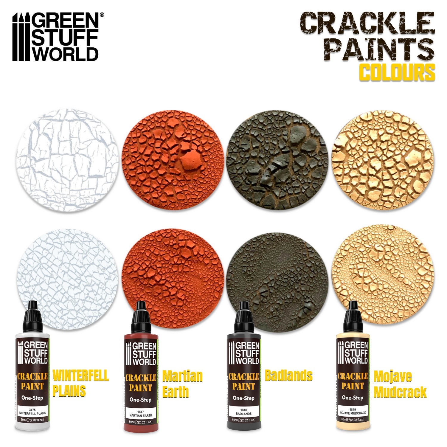 Green Stuff World 60ml Crackle Paint – Martian Earth Texture Paint 1817