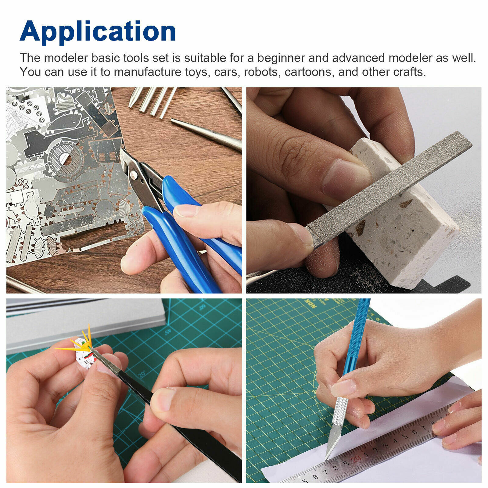 24Pcs/Set Basic Modeler Tool Set Craft Hobby Model Car Building Kit for Gundam