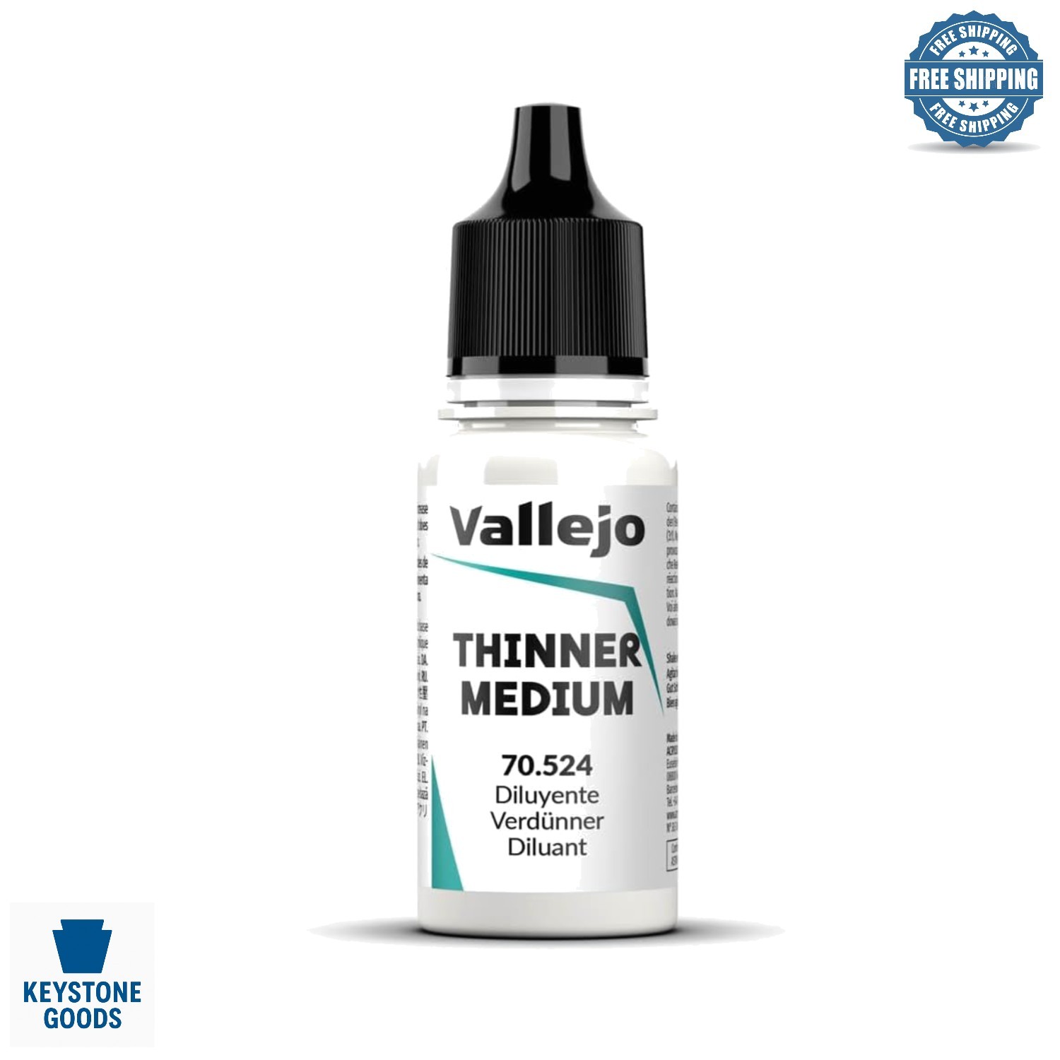 17ml Acrylic Paint Thinner for Artists – Water-Resistant, Non Flammable, Matt…