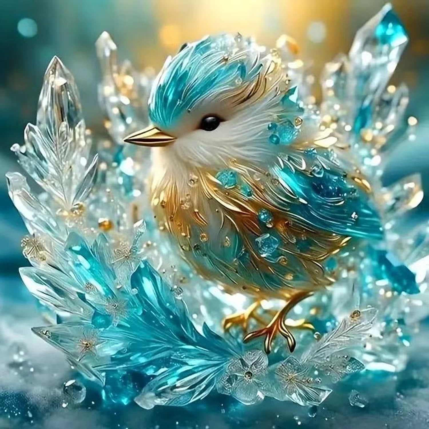 ZHUDENGXJL Birds Diamond Art Kits for 12 inches x 12 inches, Crystal