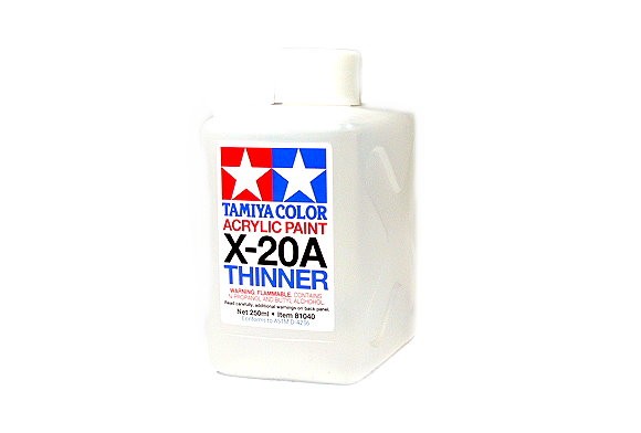 Tamiya Model Paints & Finishes Acrylic Paint X-20A Thinner Net 250ml 81040