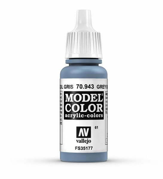 Vallejo Grey Blue Model Color 17ml Acrylic Paint 70.943