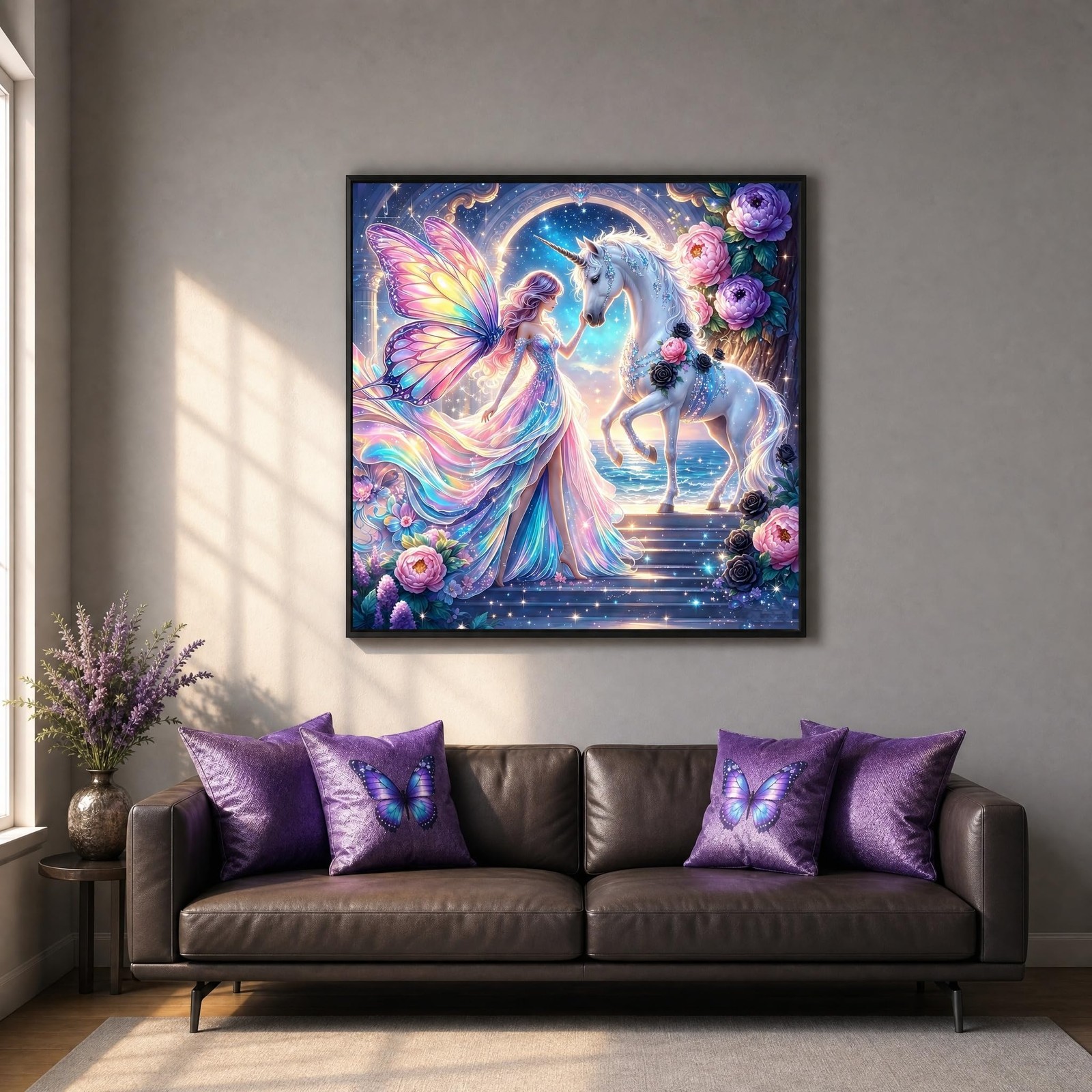 5D Diamond Painting Kits for Adults Beginners, Full Drill Round Diamond Art Kit.