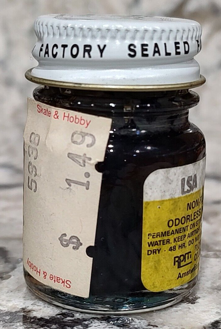 FLOQUIL POLLY S MODEL and HOBBY COLORS PAINT .5oz OUNCE – BLACK