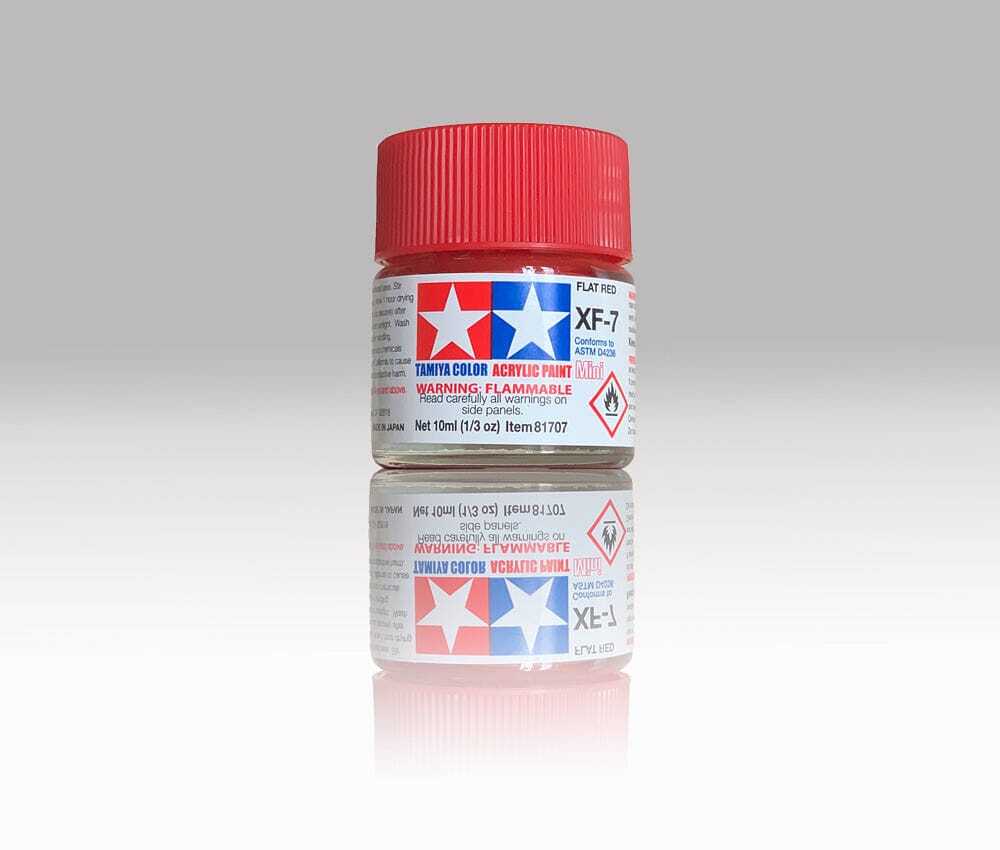 Tamiya Mini Acrylic Flat Paint XF1 to XF 90 – 10ML
