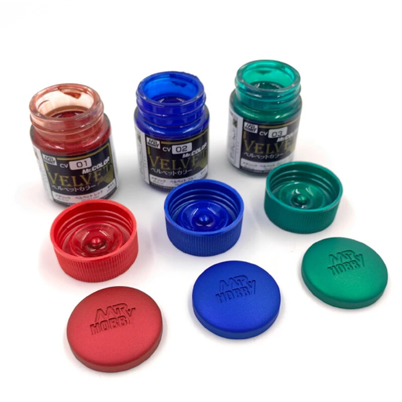 Mr HOBBY CV01-03 Mr.COLOR Solvent Based Velvet Metallic Paint 18ML