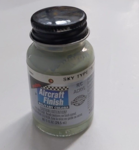 Pactra 5910 Sky Type “S” Acrylic Paint 1 oz Aircraft Finish