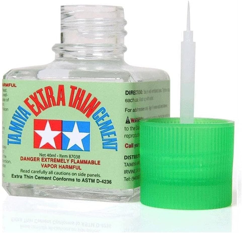 Tamiya Extra Thin Cement 40 ml – Plastic Model Cement – #87038