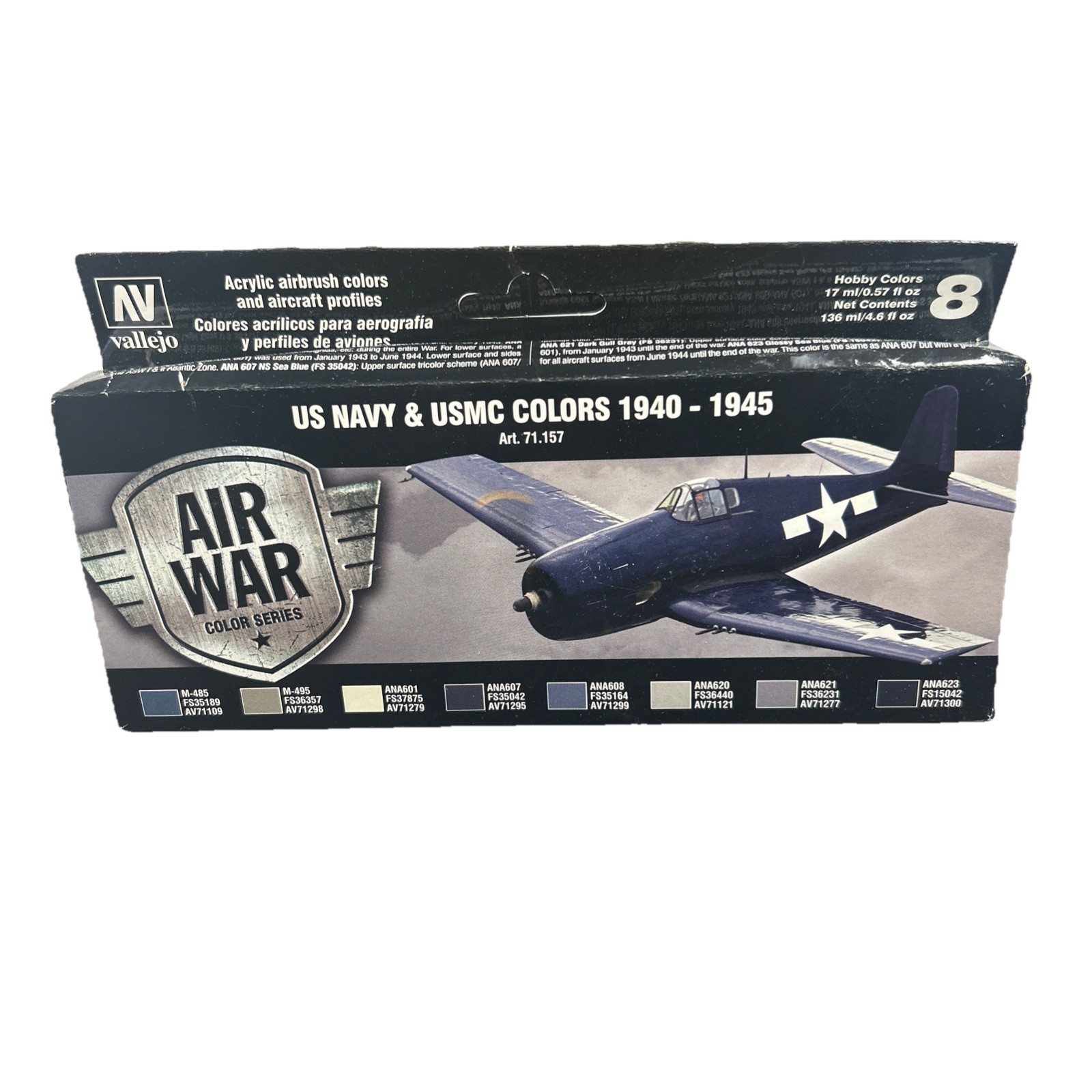 WWII USN Aircraft Model Watercolor Air Paint, 17ml