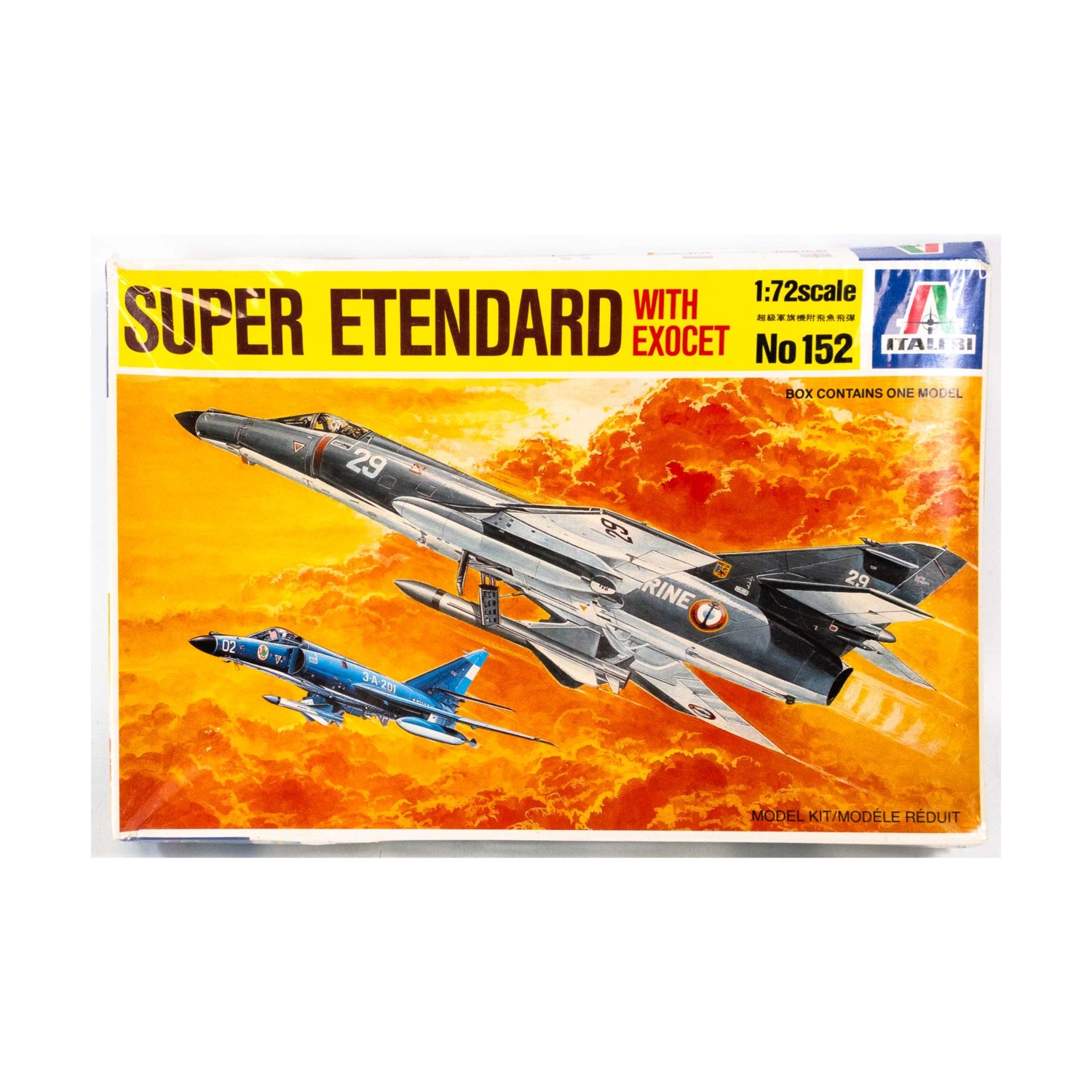 Italeri Model Kit Super Etendard with Exocet SW (VG+/New)