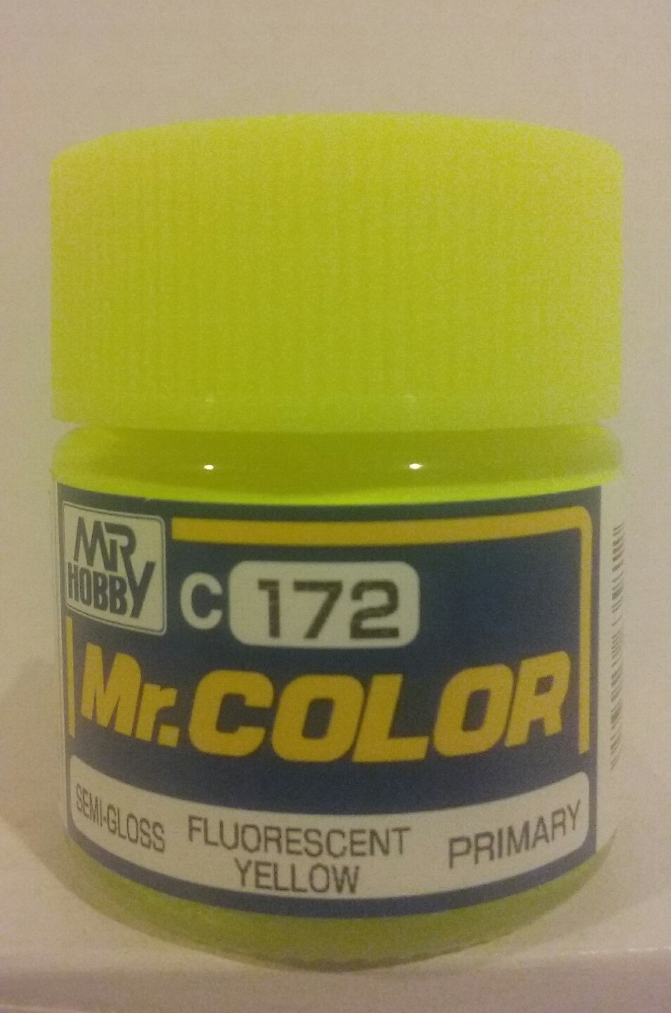 Gunze Sangyo /Mr Color C-172, Semi – Gloss Fluorescent Yellow