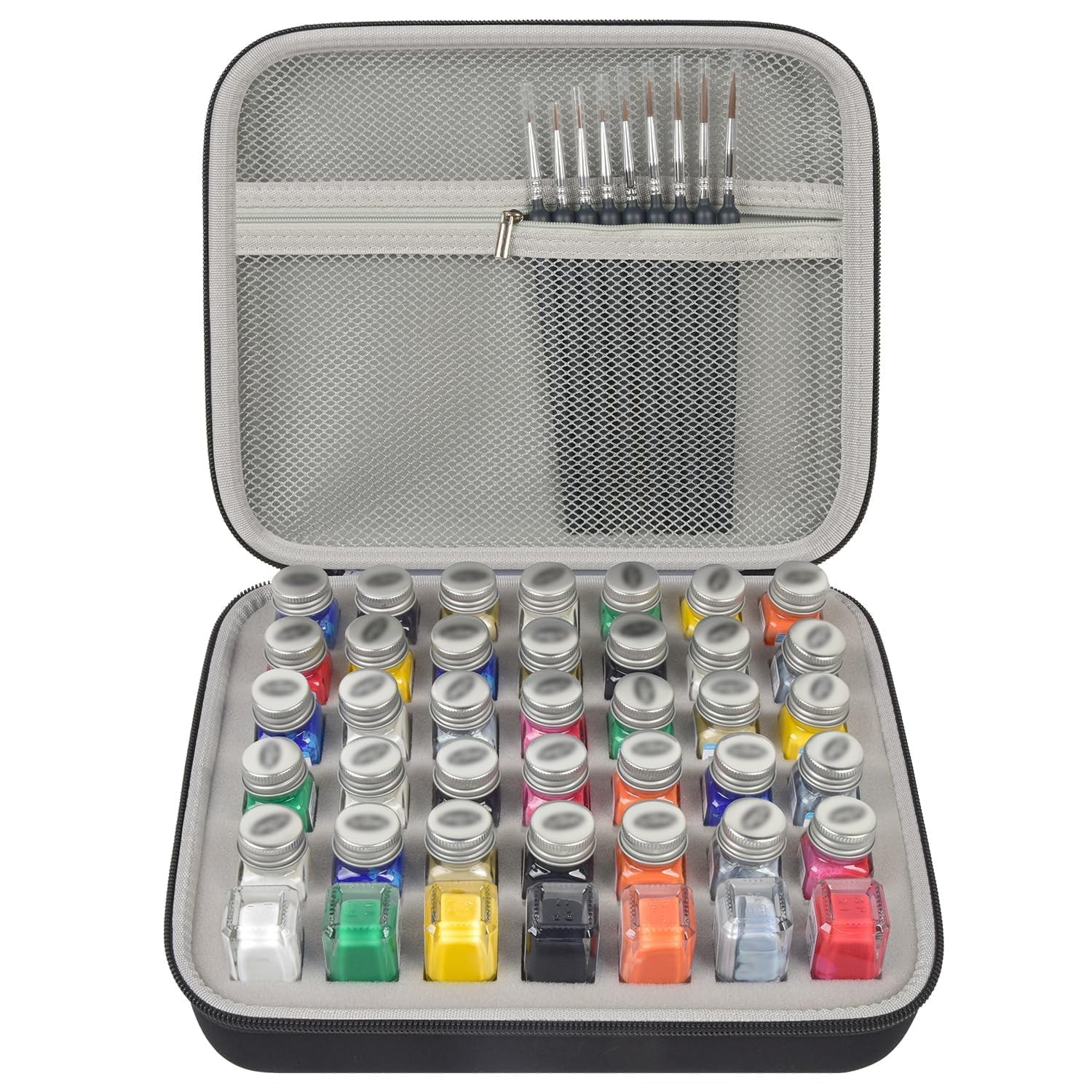 Model Paint Storage Case Compatible with Testors Paint Set, 42PCS Paints Orga…